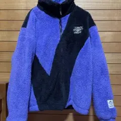 VISION STREET WEAR ボアジャケット 紫/黒