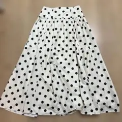 トリココムデギャルソン ドット柄フレアスカート Sサイズ - メルカリ