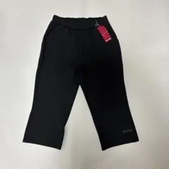 【新品・未使用】SPALDING スポーツウエア　七分丈パンツ　黒のサムネイル
