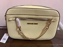 MICHAEL KORS イエロー ショルダーバッグ