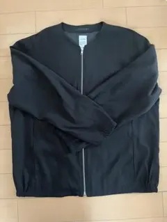 長袖トップス　ジャケット　アウター　ブラック