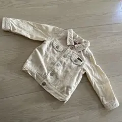 JUNK STORE デニムジャケット風 サイズ90 クリーム色