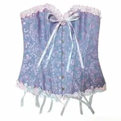 マリーアントワネット バレエコア ボーン フリル リボン コルセット バレリーナ