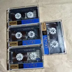 使用済み TDK AD90 カセットテープ