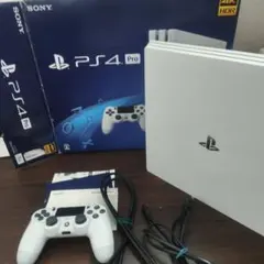 PS4 Pro ホワイト 本体 コントローラー付き