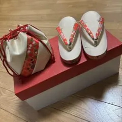 七五三　子ども用の草履・バッグセット