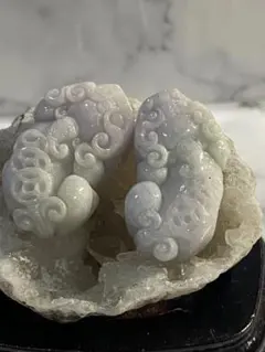 糸魚川産✨　ラベンダー翡翠　原石　ジェダイド　タンブル 糸魚川産✨ ラベンダー翡翠 原石 ジェダイド タンブル