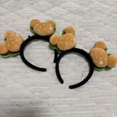 ハンバーガー型カチューシャ　2個セット