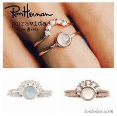 Ron Herma ロンハーマン 取扱 Pura vida リング　2連　指輪のサムネイル