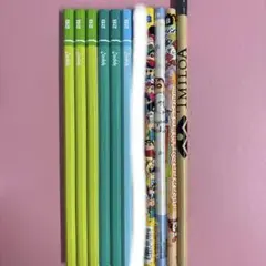 キャラクター柄 鉛筆 11本セットのサムネイル