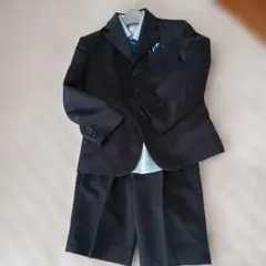 フォーマルスーツ ネイビー 120サイズ ネクタイ付き