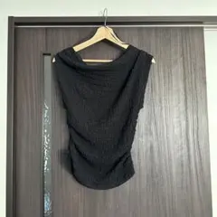 ZARA アンバランス ワンショルダートップス