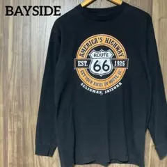 USA製 BAYSIDE/ベイサイド ロンT ベビーウェイト ヴィンテージ 黒