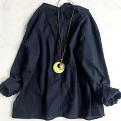 極美品 イエナ 洗える レーヨンコットンボイル フリル ピンタック 