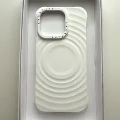 casetify 16pro ケース ウェーブシリコン ホワイト 純正