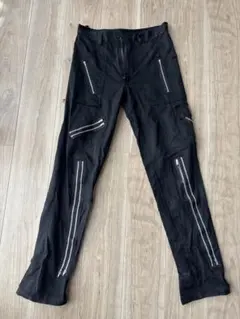 TIGER of LONDON ブラック　ジップパンツ