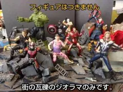 【送料込み・即日発送】ジオラマ 1/12サイズ ニューヨーク 崩壊
