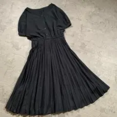 【earth music&ecology】（F）総柄 プリーツ ワンピース