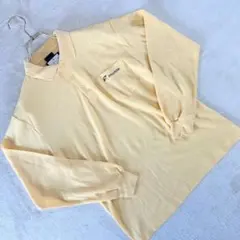 アーノルドパーマー 長袖ポロシャツ M イエロー系 ワンポイントロゴ 新品タグ付