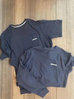 patagonia ネイビー Tシャツ S size ロンT XS size