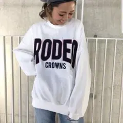 完売品✩RODEO CROWNS✩RCWB✩ボアアップリケスウェット