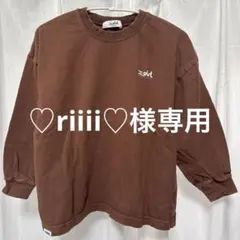 x-girl ドーナツプリント 長袖カットソー　120