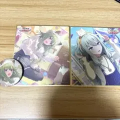 プロセカ　草薙寧々　色紙　缶バッジ