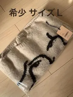 新品！希少 サイズL / Paloma wool ベージュ 顔デザイン ニット