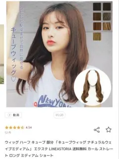 キューブウィッグ　リネアストリアのサムネイル
