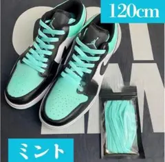 靴紐 シューレース ミント 水色 120㎝ adidas PUMA NIKE