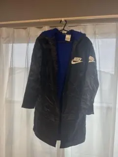 Nike フード付きベンチコート 160cm黒/青