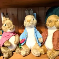 ❤️ピーターラビット &その仲間 ぬいぐるみ３点❤️1704