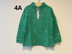 jacadi ⭐︎新品セール⭐︎ことり柄長袖ポロシャツ4A