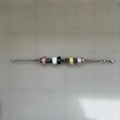 トロールビーズ シルバーブレスレット