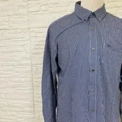 【004504】LACOSTE SLIM FIT ストライプ Lのサムネイル