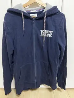 TOMMY JEANS ネイビーパーカー フルジップ