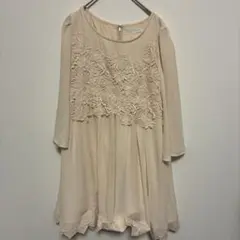 MERCURY DUO レース ミニワンピース チュニック　Fサイズ