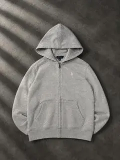 Polo Ralph Lauren ジップパーカー グレー 希少 S swag