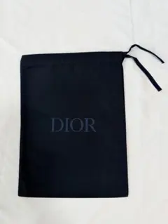 DIOR ポーチ　巾着　保存袋　ネイビー①