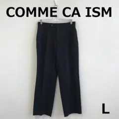 値下　A0128B10【COMME CA ISM】チェック柄ウール混パンツ