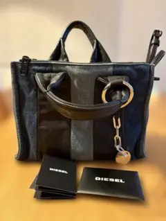 DIESEL ミニトートバック　ショルダー(取り外し可)