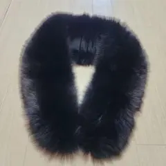 麗子様　　黒ファー マフラー