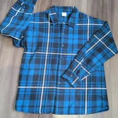 198・dev!rock チェック柄長袖シャツ 150cm