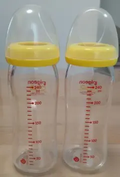 Pigeon 哺乳瓶 240ml 2本セット　ガラス製