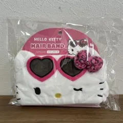 サンリオ　ハローキティ　ギャル　ひょう柄　フェイスヘアバンド　フリーサイズ