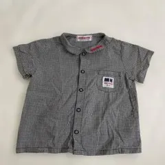 miki house チェック柄シャツ T70-68