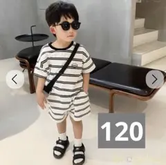 Beecutee 男の子 韓国 120 ショートパンツ Tシャツ セットアップ