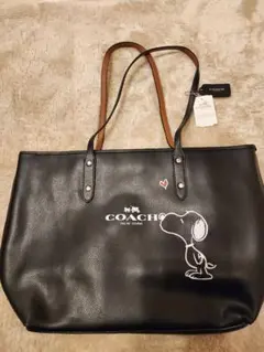 マ*ロ様 【新品未使用】COACH トートバック スヌーピーコラボ