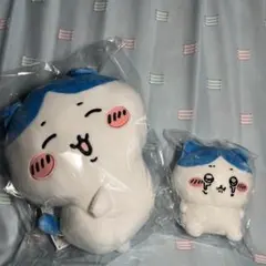 【ちいかわ】ハチワレ　泣いちゃったぬいぐるみ &おしりふりふりBIG　2種セット
