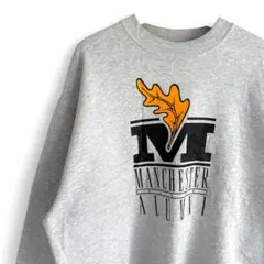 90s ヴィンテージ USA製 カレッジスウェット XL グレー H5